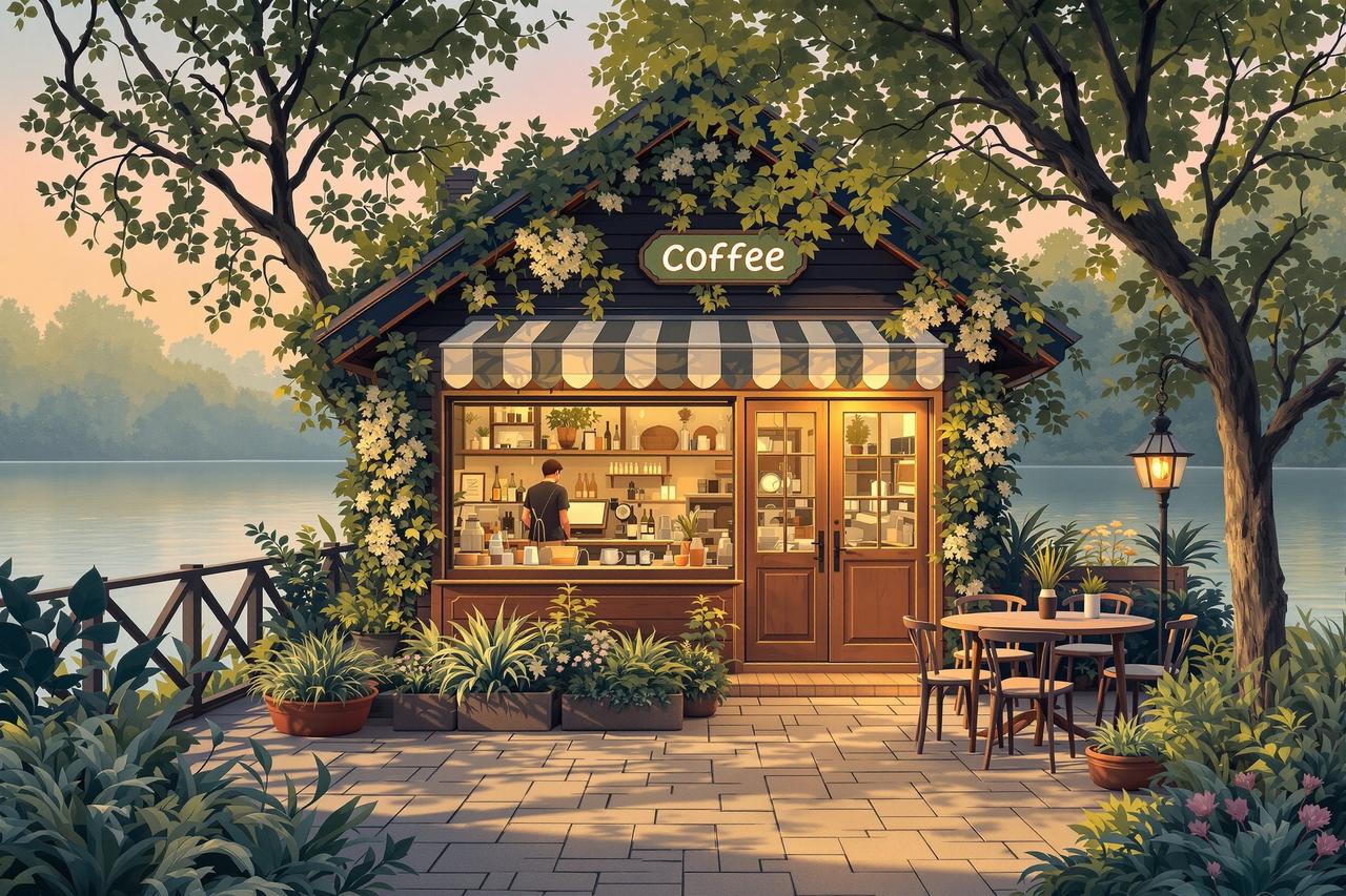 黄果漫剧 - 河畔咖啡屋